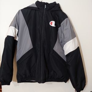 HP🙏NWT CHAMPION MEN'S WINTER BLACK STADIUM PARKA US XL